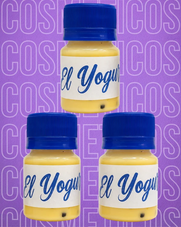 Presentación del Potenciador Yogurcito con tapa azul
